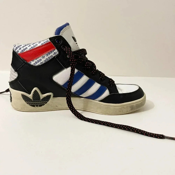 Adidas Hard Court High J Athletic Sneakers Youth Size 4 - Picture 11 of 16